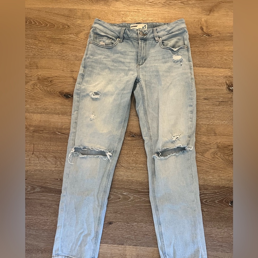 ‘Garage’ Girlfriend Jeans